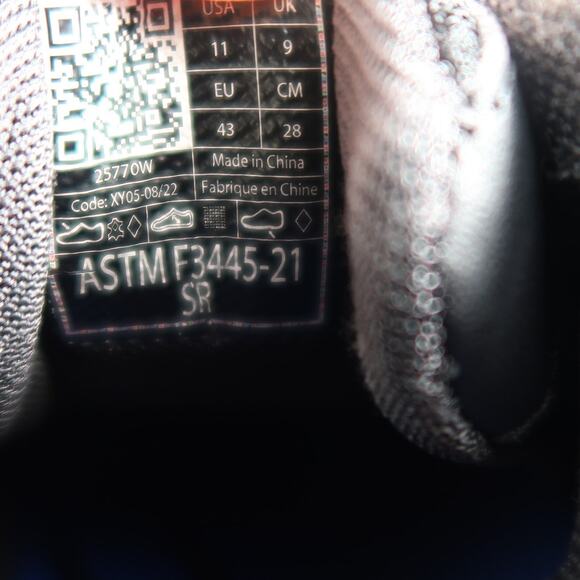 Shoes for Crews Slip Resistant Work Sneaker Womens 11 Galley II Black Leather - Picture 16 of 16